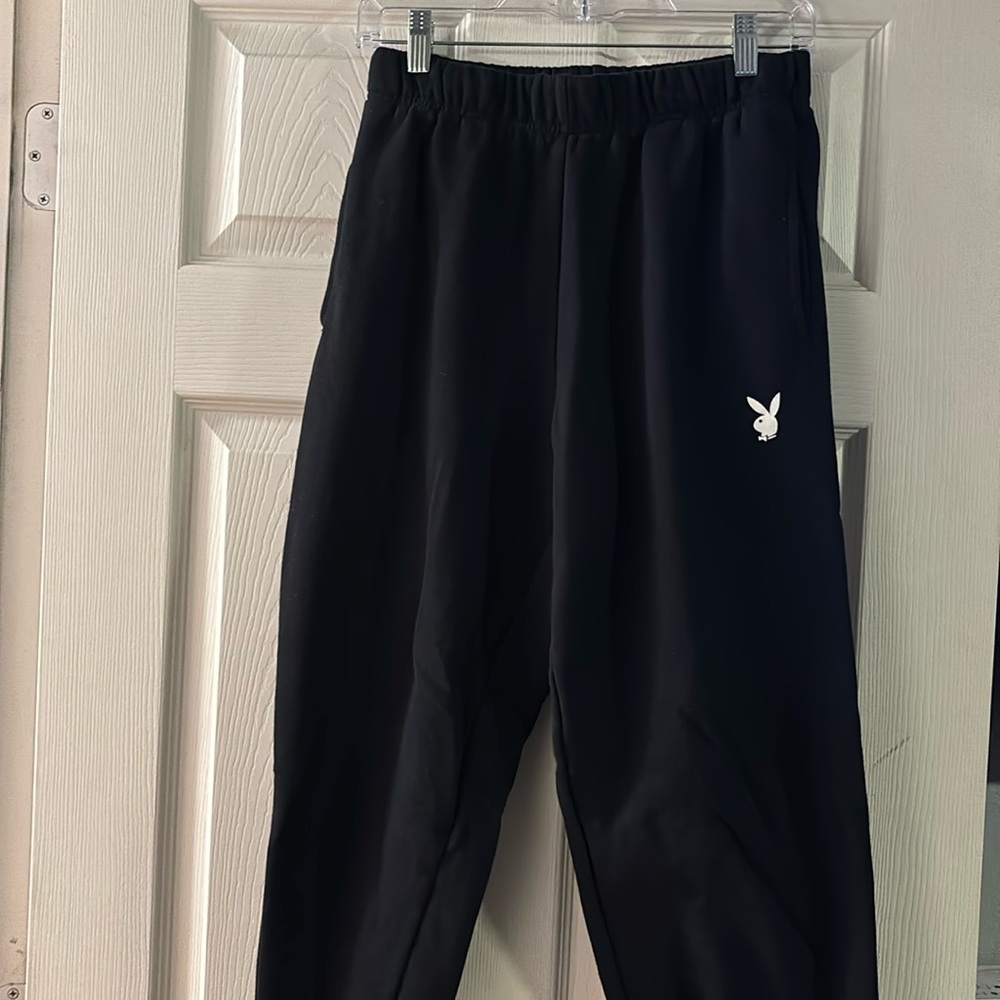 Black pacsun playboy sweats